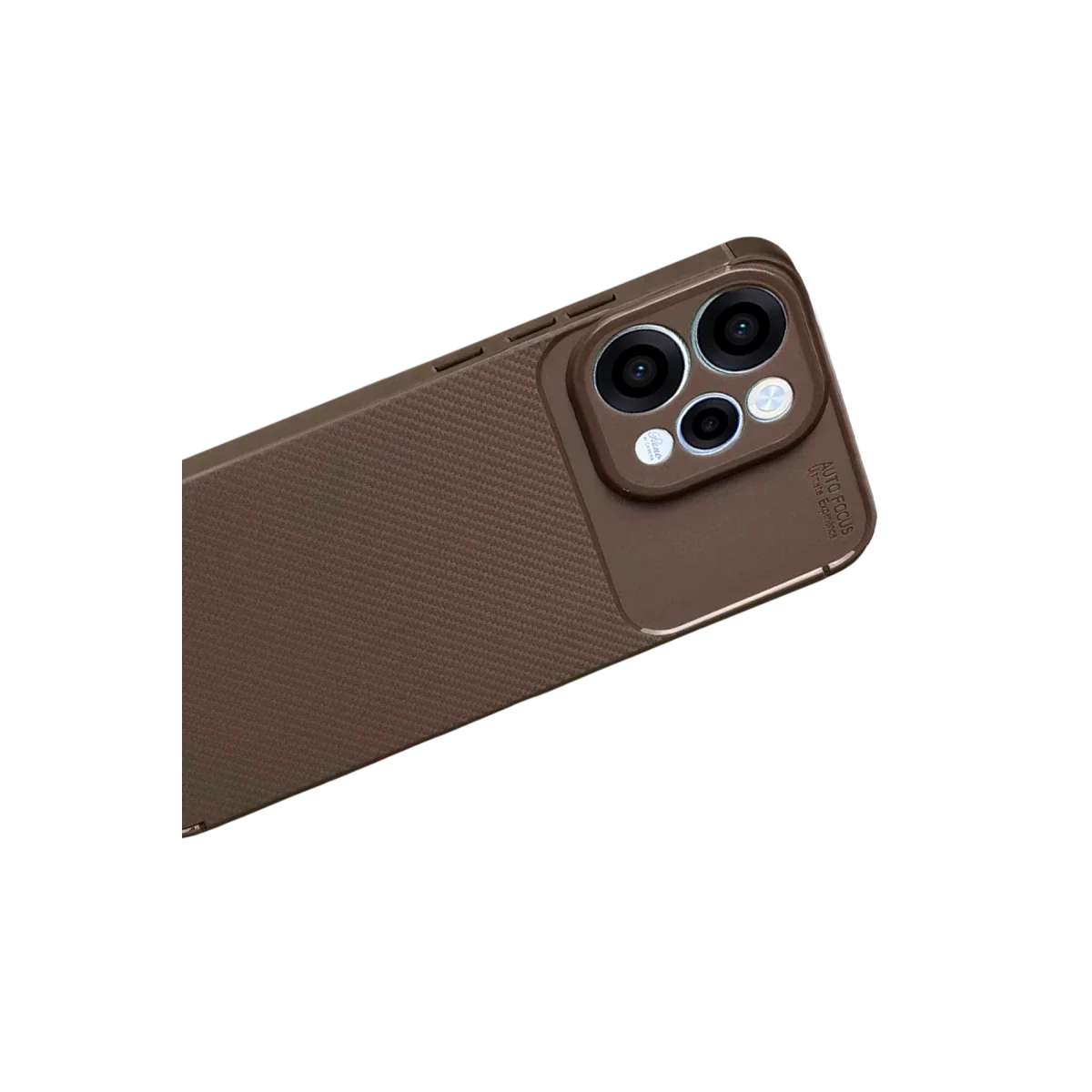 Oppo Reno 15 Auto Focus Karbon Kapak - Kahverengi görsel 3