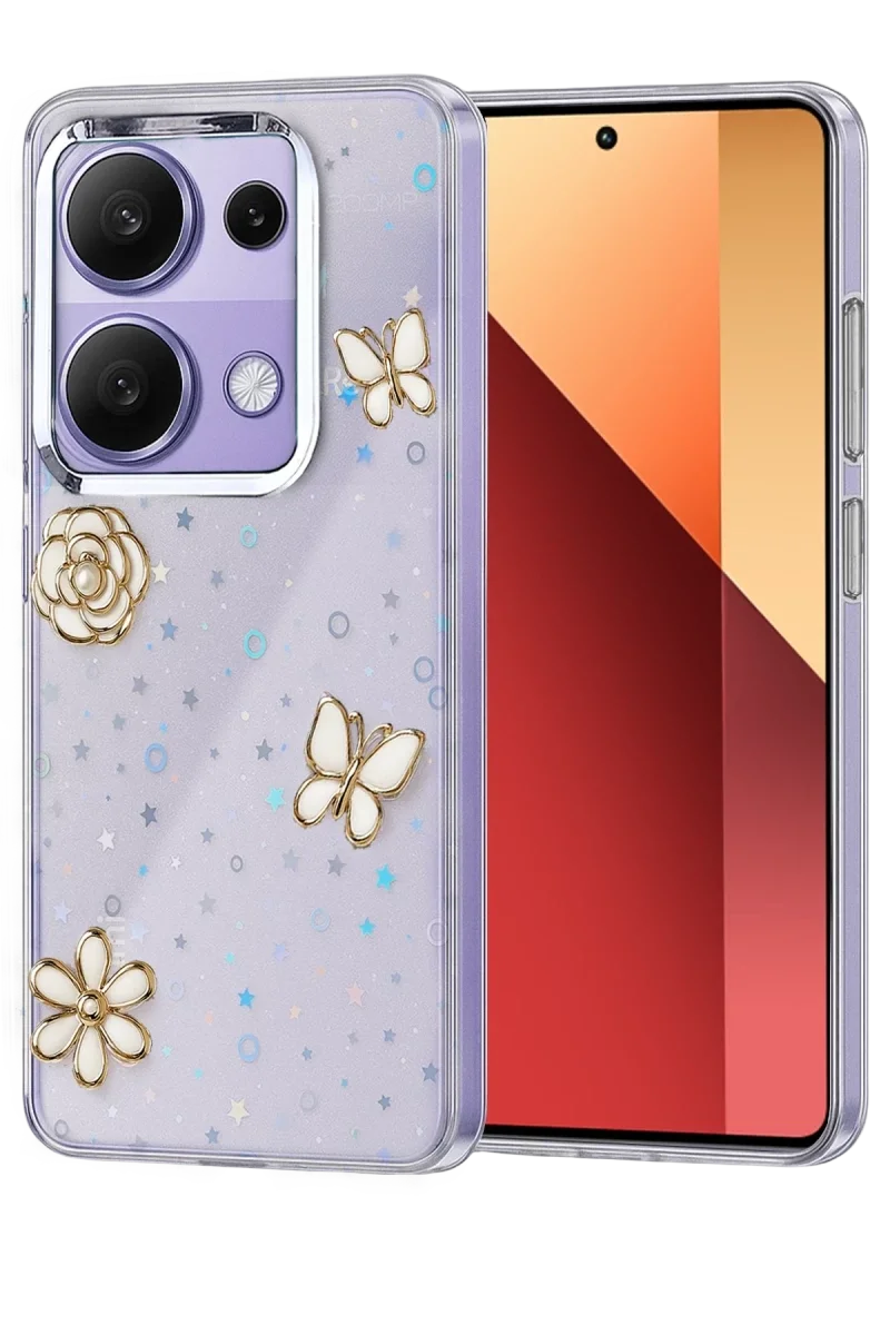 Xiao Red Note 13 Pro 4G Fiyonk Desenli Kapak - Desen 10