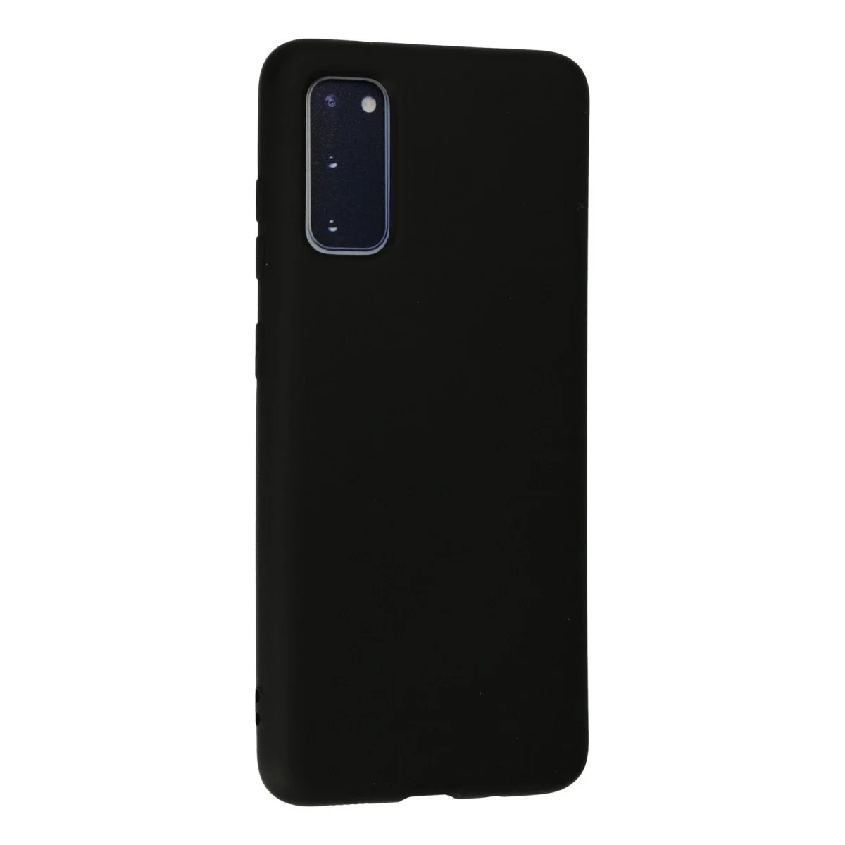 Samsung Galaxy S20 Kılıf Nano İçi Kadife Silikon - Siyah görsel 3