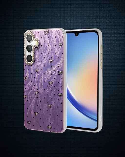 Samsung Galaxy A34 5g Kılıf Blade Aynalı Desenli Kapak - Desen 2