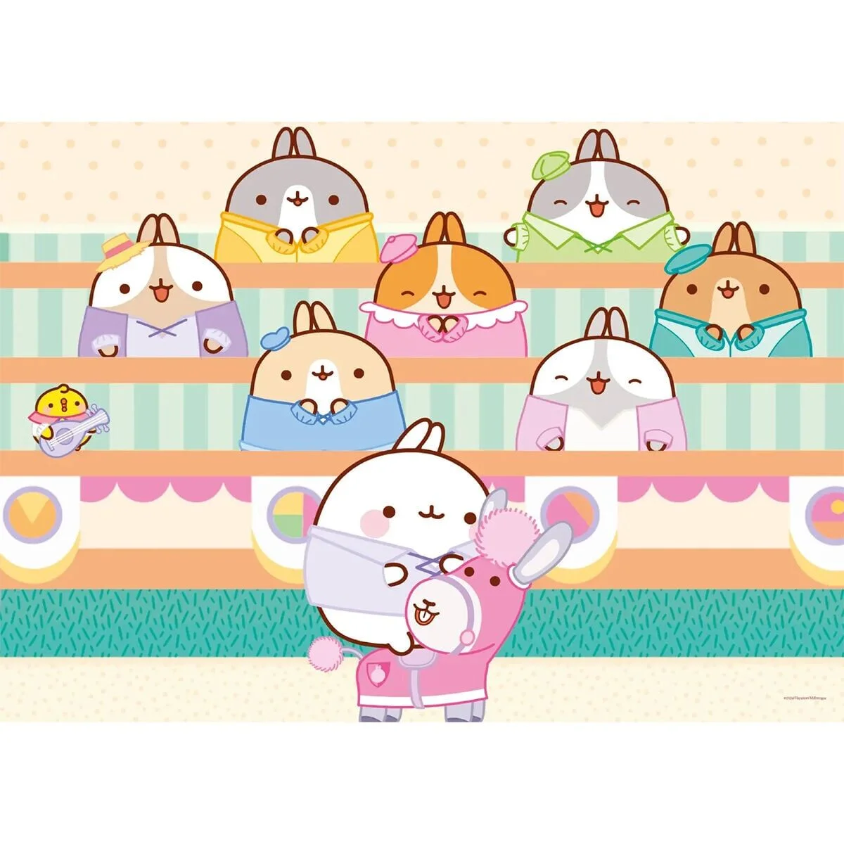Mol 709 Molang 50 Parça Lisanslı Puzzle görsel 2