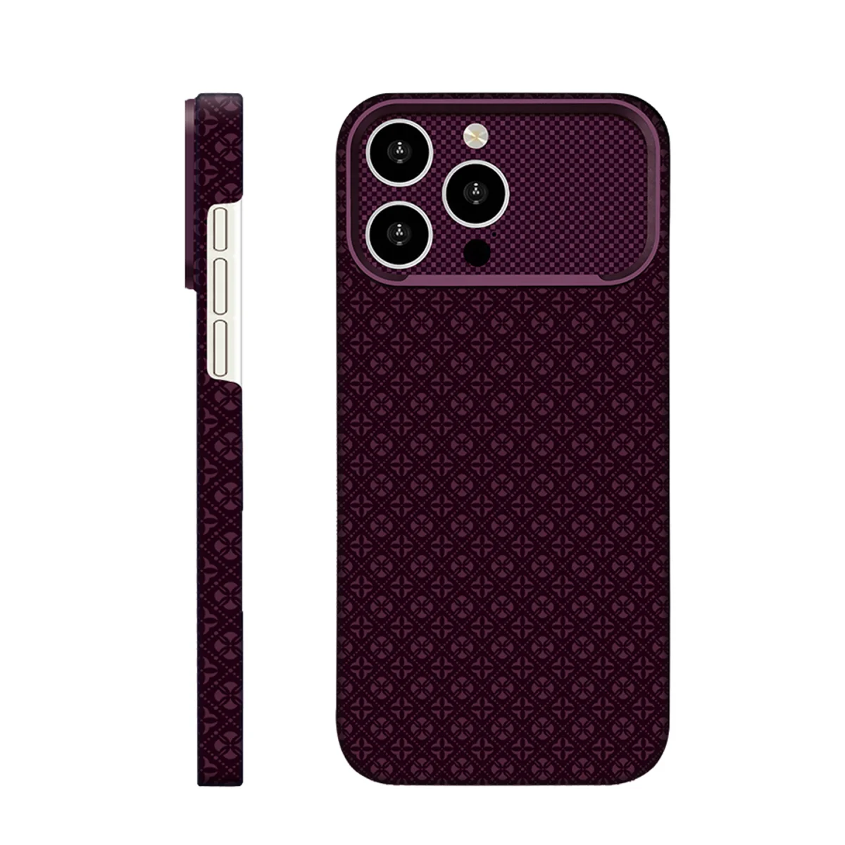 Joko Apple iPhone 16 Pro Max Deluxe Lensli Magsafe Kapak - Bordo