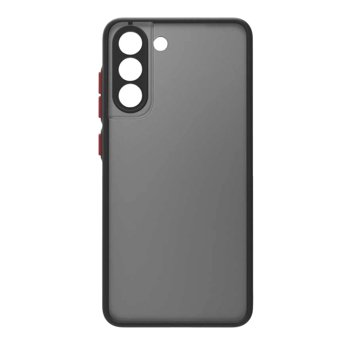 Samsung Galaxy S21 Fe Kılıf Montreal Silikon Kapak - Siyah görsel 2