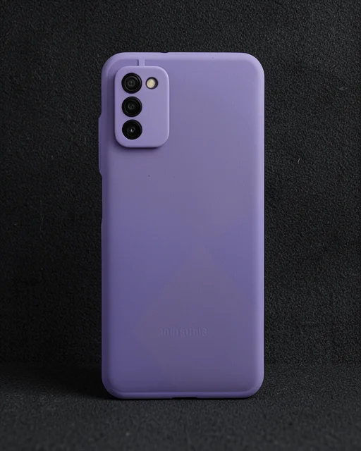 Samsung Galaxy A03s Kılıf Montreal Silikon Kapak - Mor