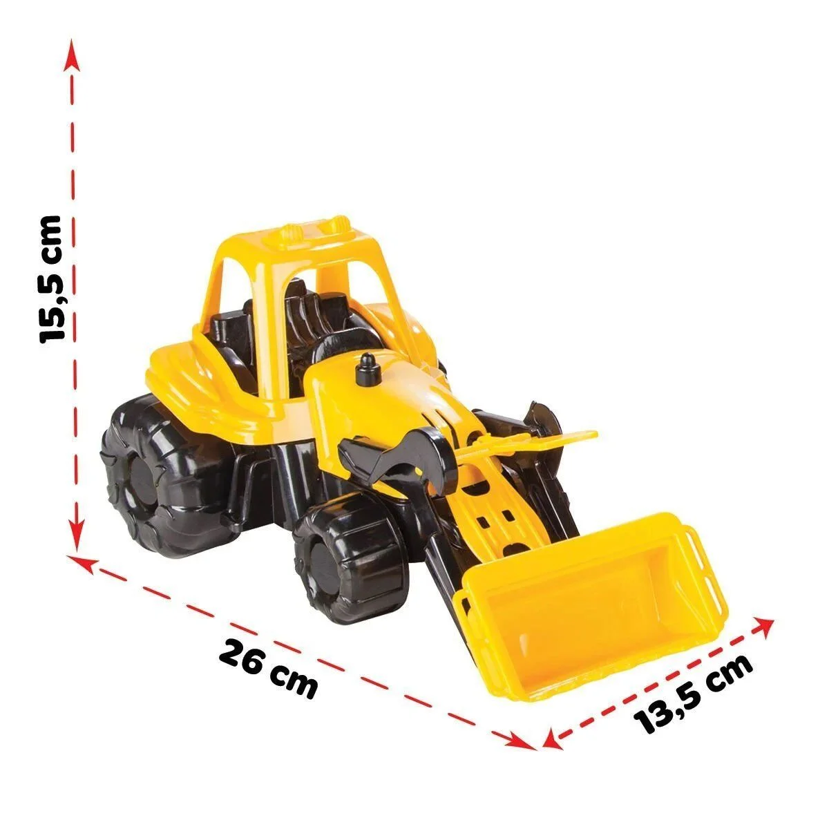 06 518 Power İş Makineli Kamyon -Pilsan Oyuncak görsel 5