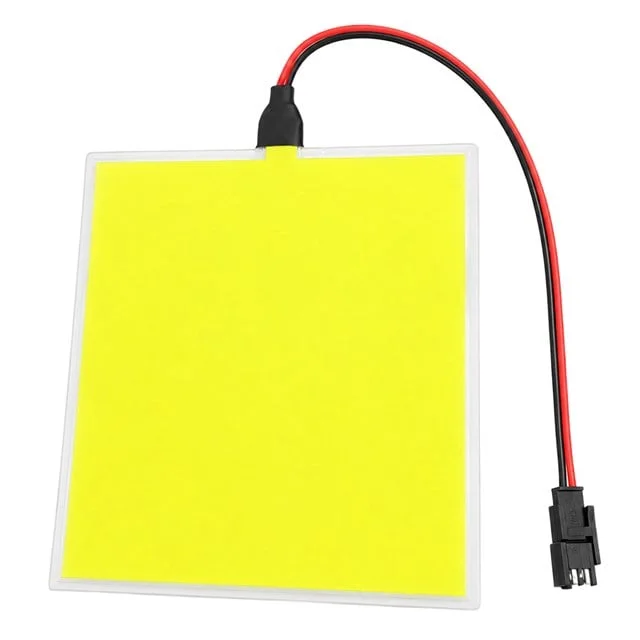 PM-37725 100x100mm Elektronesans (EL) 3V Led Panel Sarı Aydınlatmalı Esnek Yapı görsel 5