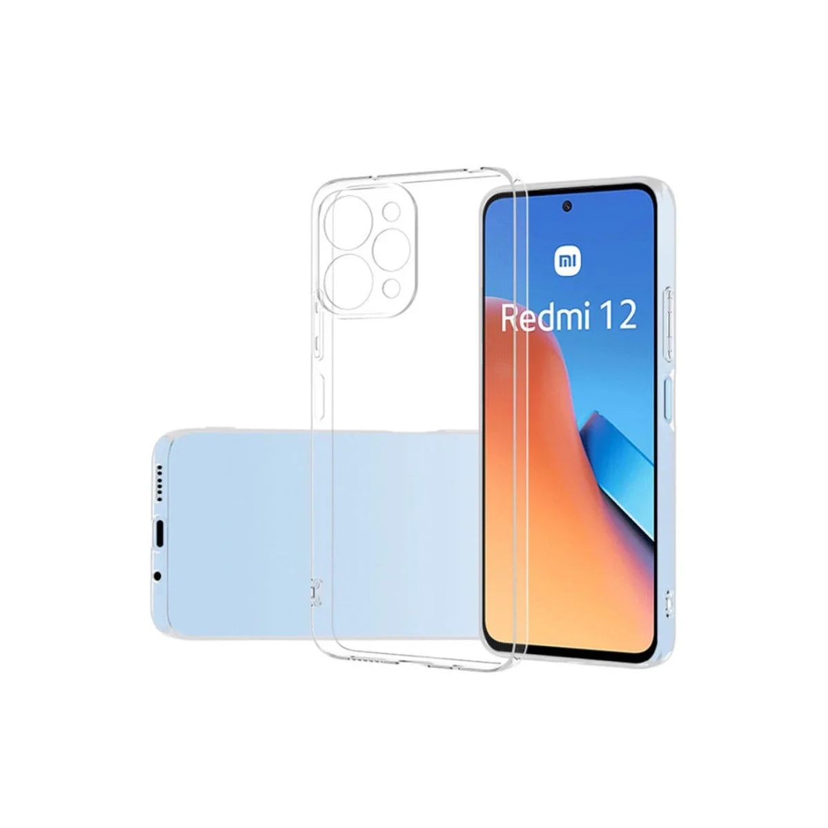 Xiao Red 12 Kılıf Lüx Şeffaf Silikon görsel 3