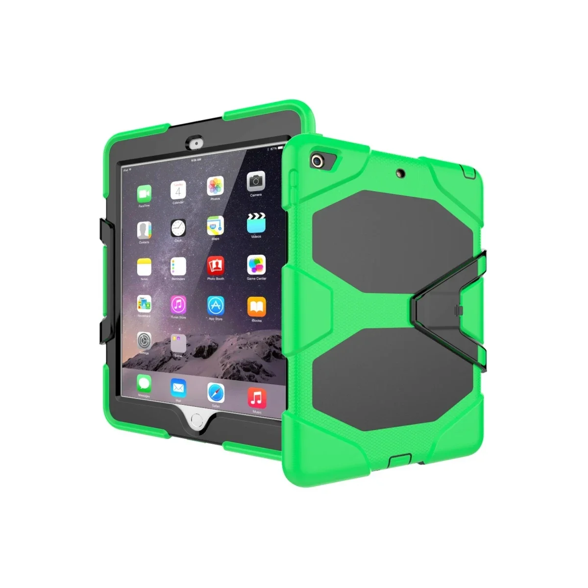 Apple iPad 5 Air 9.7 Kılıf Griffin Tablet Kapak - Yeşil görsel 5