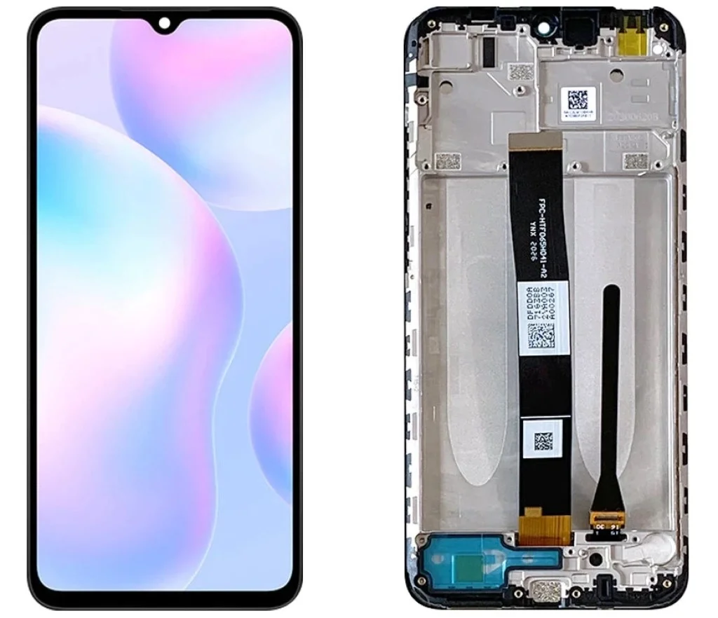 Redmi 9A - 9C Dokunmatik Ekran Çıtalı (Siyah) görsel 3