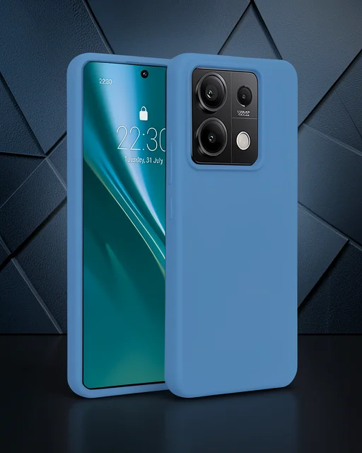 Xiaomi Redmi Note 13 4g Kılıf First Silikon - Mavi