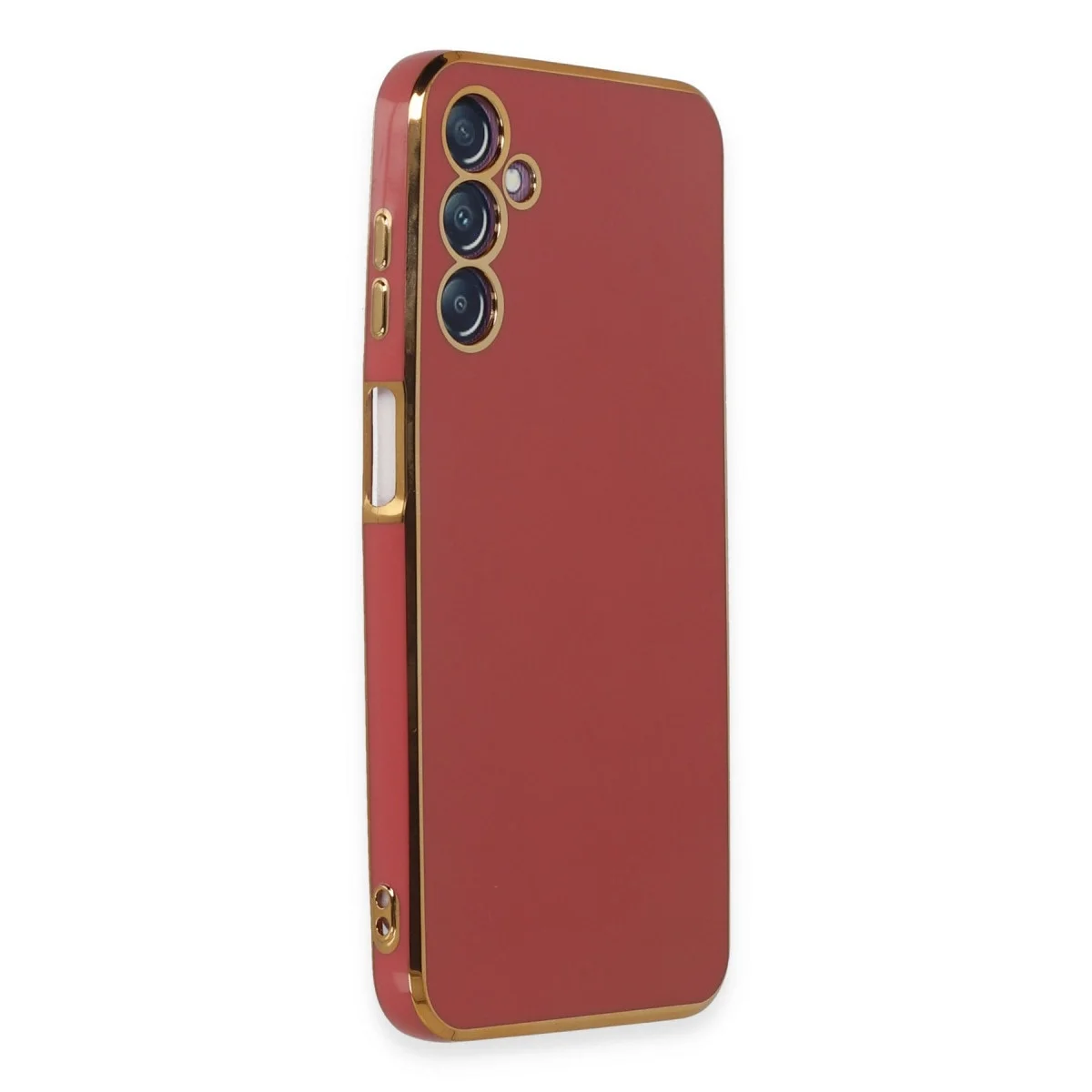 Samsung Galaxy M14 5g Kılıf Volet Silikon - Kırmızı görsel 2