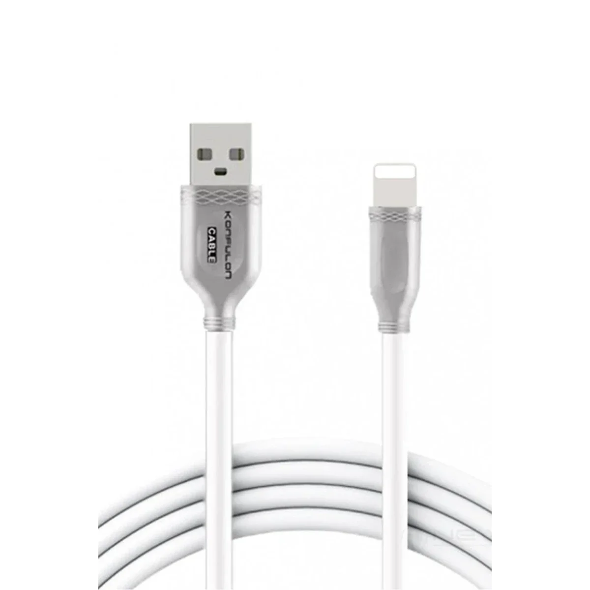 Konfulon S48 Lightning Kablo iphone Uyumlu 1M 3A - Beyaz