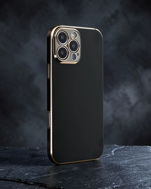 Apple İphone 16 Pro Max Kılıf Volet Silikon - Siyah