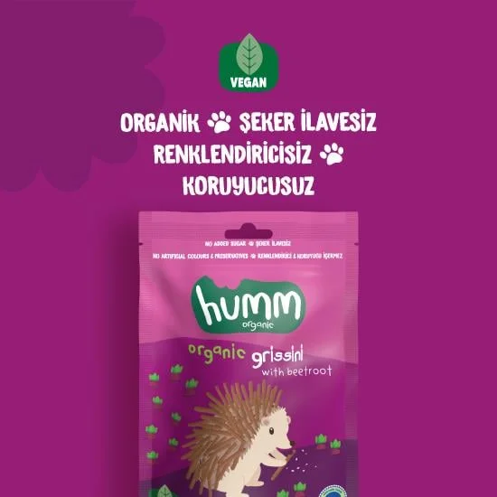 Organik Vegan Pancarlı Grissini 55 Gr görsel 2