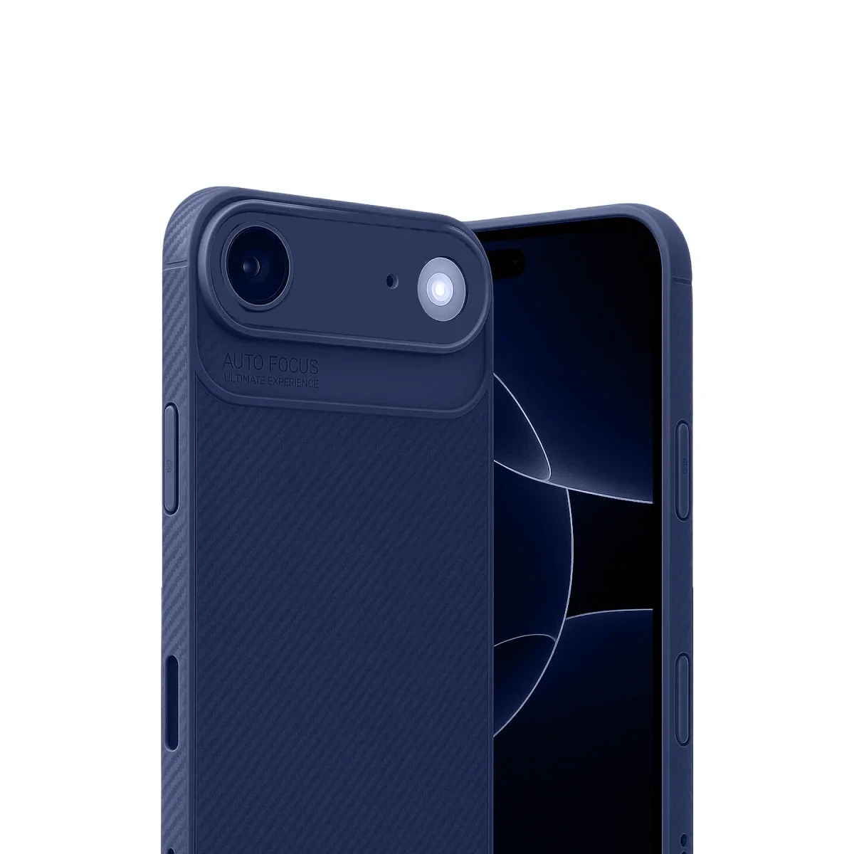 Apple iPhone 17 Air Auto Focus Karbon Kapak - Lacivert görsel 2