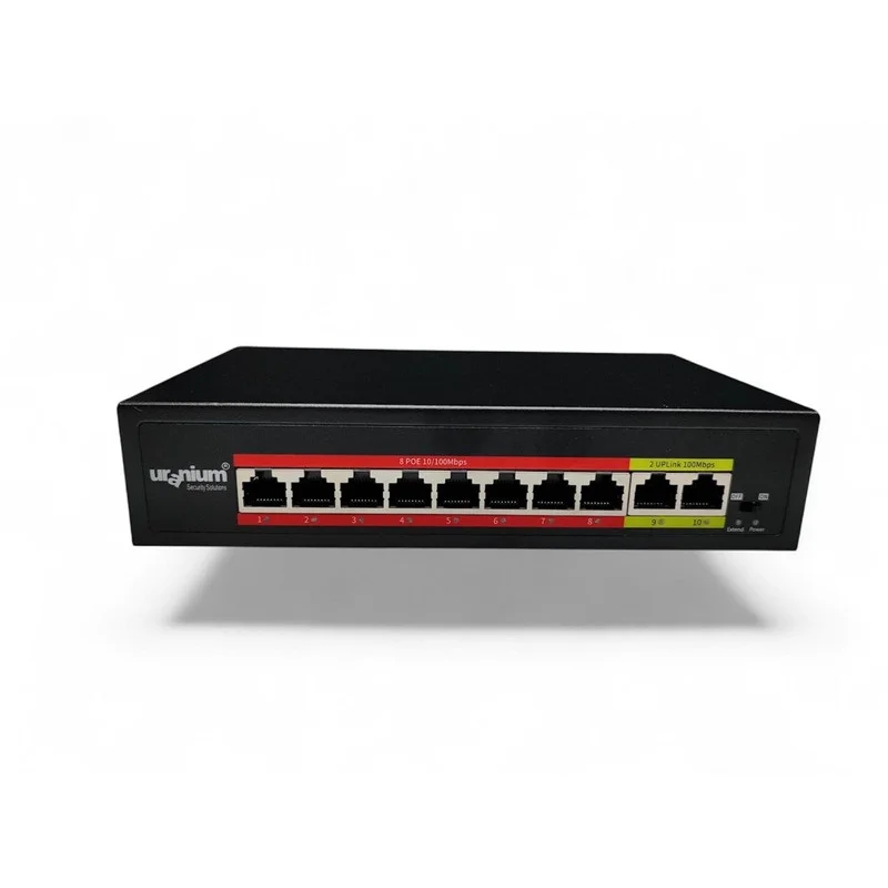 POE-8002-96W 8 Port 10/100 + 2 Port 10/100 RJ45 Uplınk Watch-dog Poe Swıtch (realtek Chıpset)