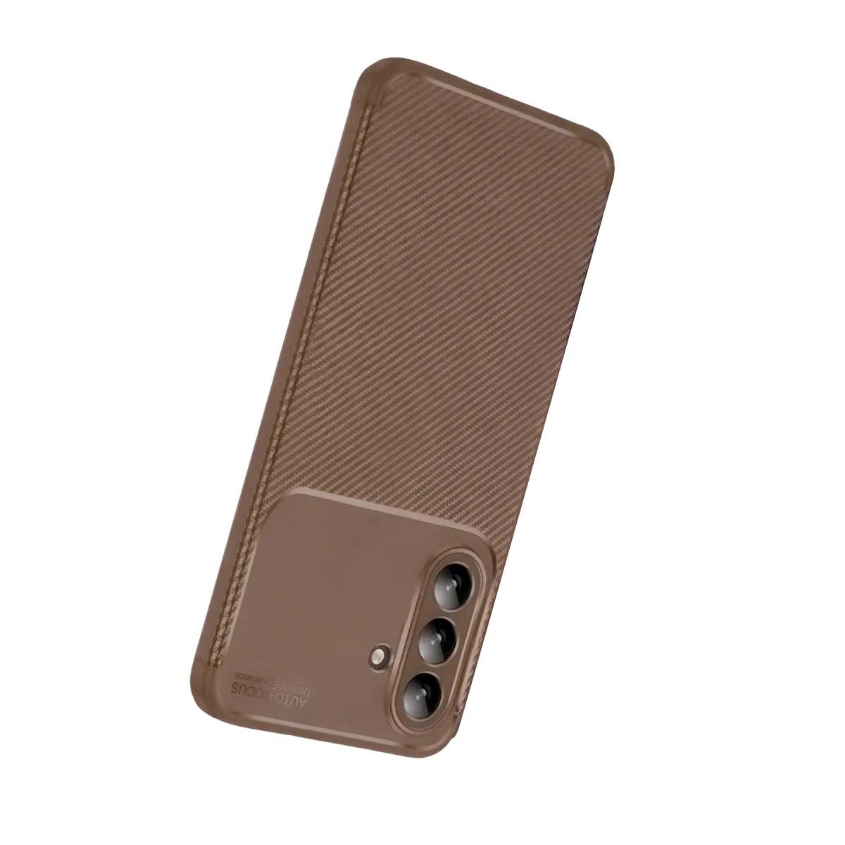 Samsung Galaxy A27 5G Auto Focus Karbon Kapak - Kahverengi görsel 3