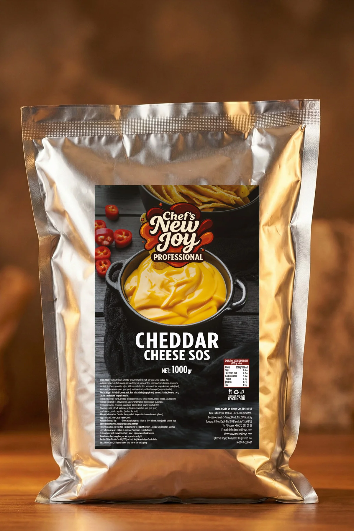 Cheddar Toz 1000 gr Çedar Peynir Sos Tozu görsel 2