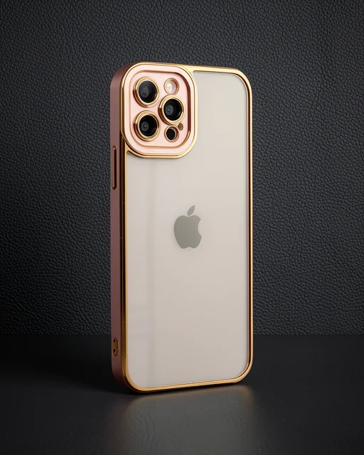 Apple İphone 12 Pro Kılıf Liva Lens Silikon - Rose