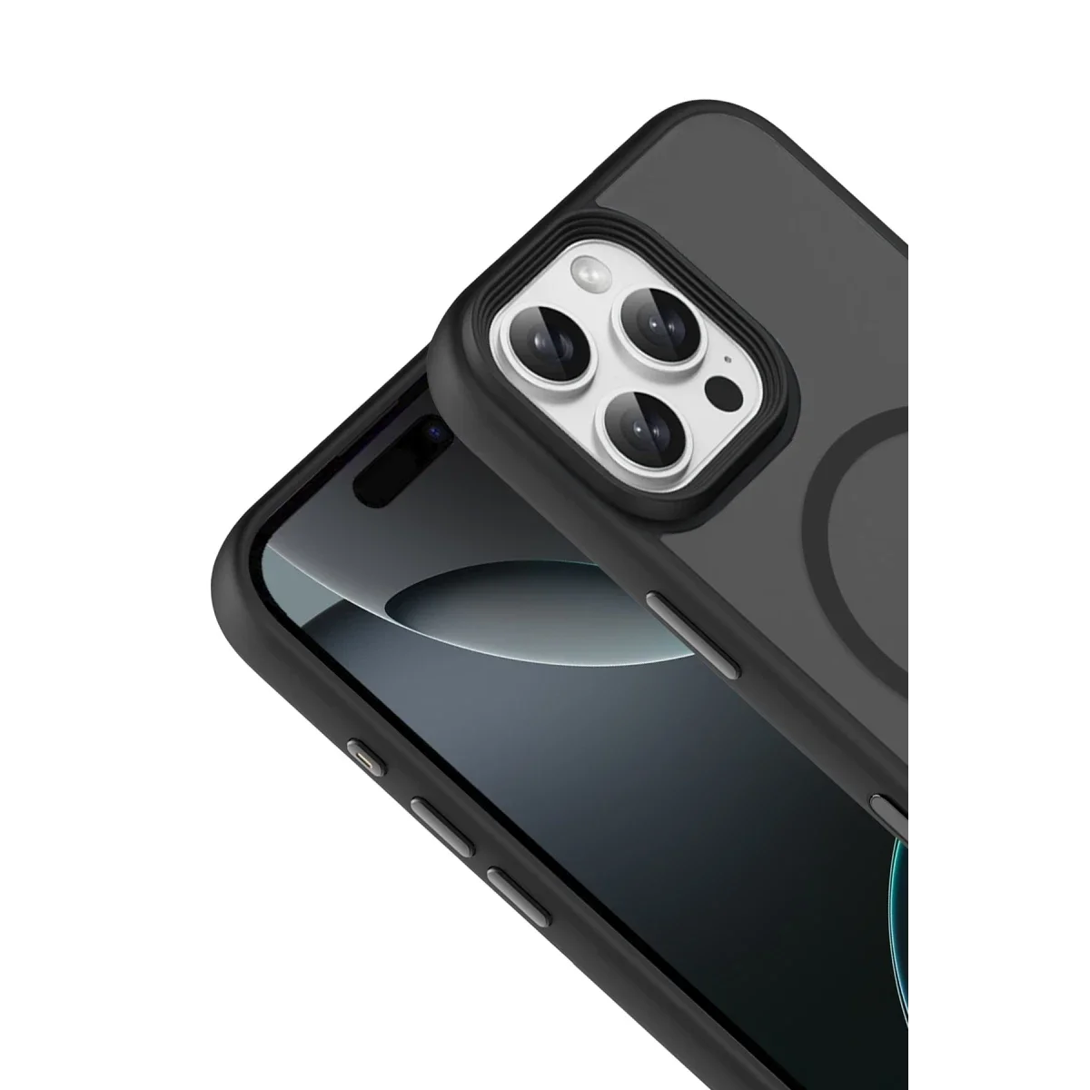 Joko Apple iPhone 16 Pro Max Megane Magsafe Kapak - Siyah görsel 2