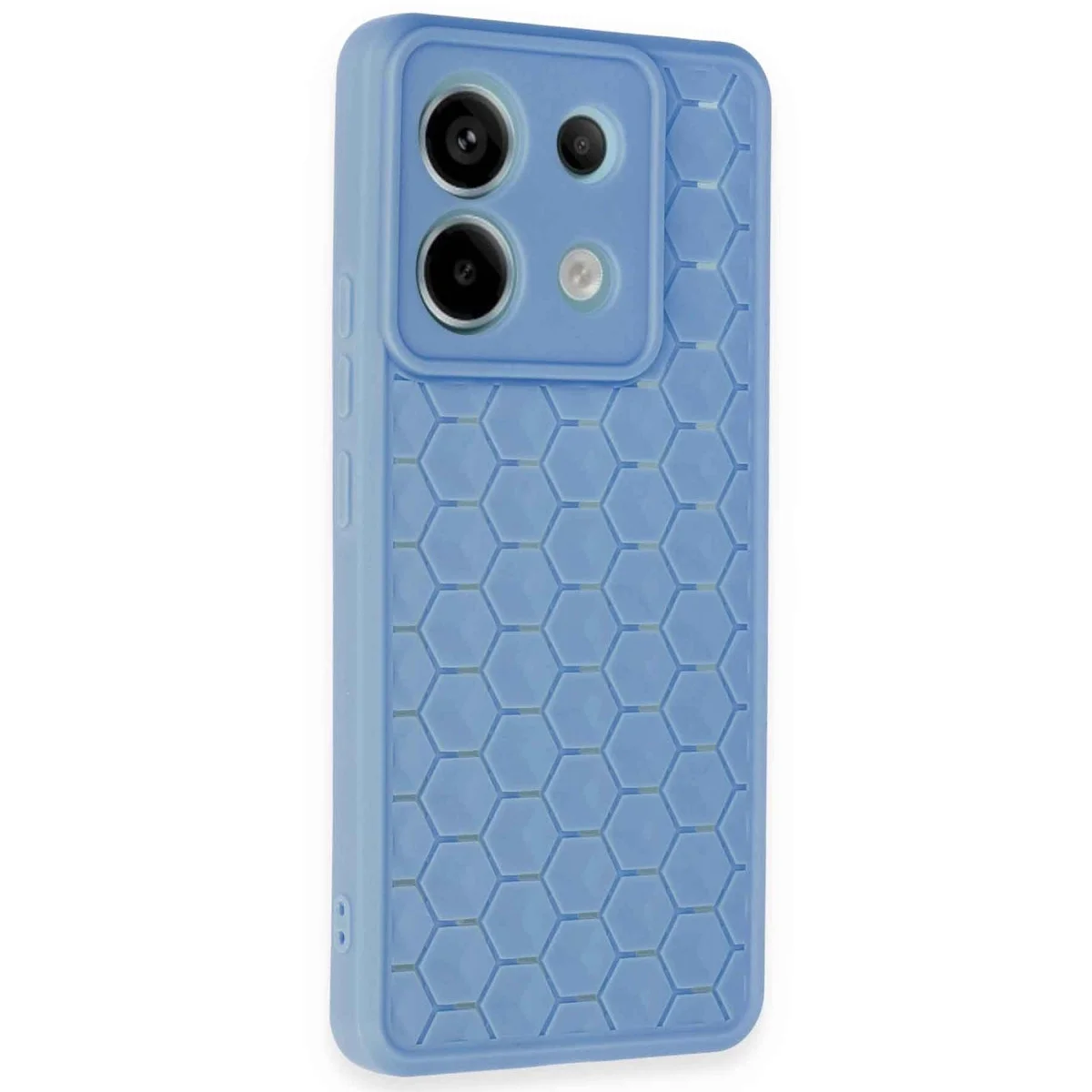 Xiaomi Redmi Note 13 Pro 5g Kılıf Petek Silikon Kapak - Mavi görsel 2