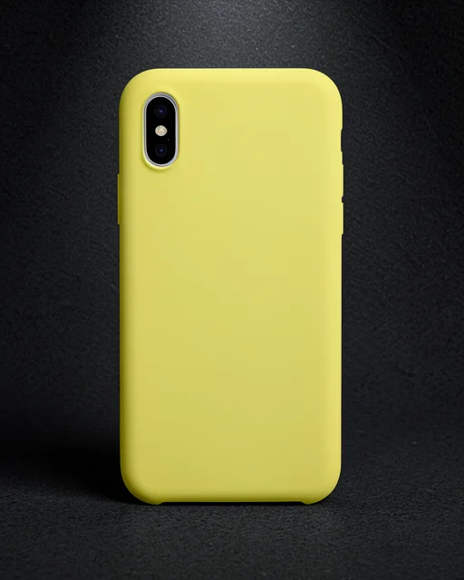 Apple İphone Xs Max Kılıf Lansman Legant Silikon - Sarı