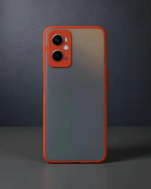 Oppo A96 Kılıf Montreal Silikon Kapak - Kırmızı