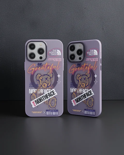Apple İphone 14 Pro Kılıf Apollo Magneticsafe Desenli Kapak - Apollo Mor - 2