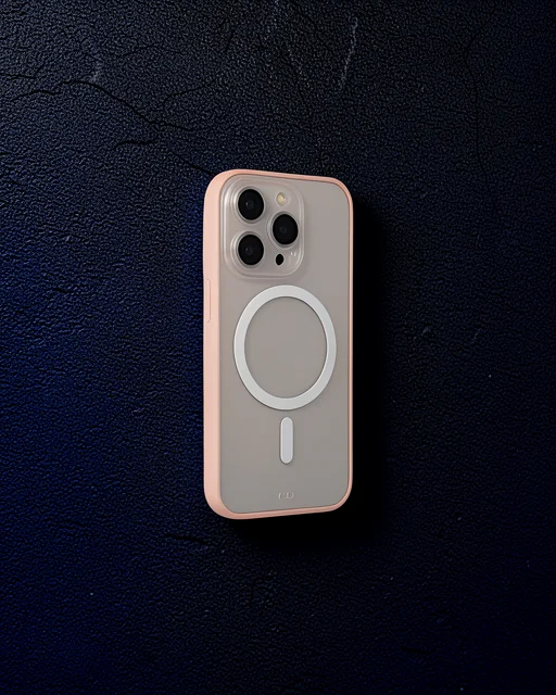 Apple İphone 14 Pro Kılıf Grand Magneticsafe Kapak - Pembe