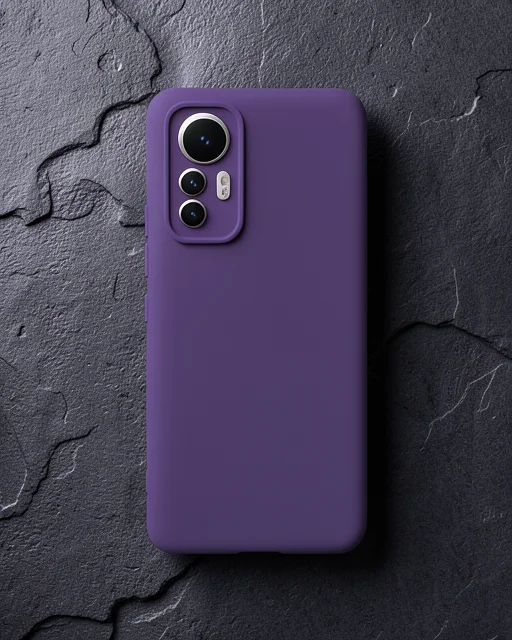 Xiaomi Mi 12 Lite Kılıf Nano İçi Kadife Silikon - Mor