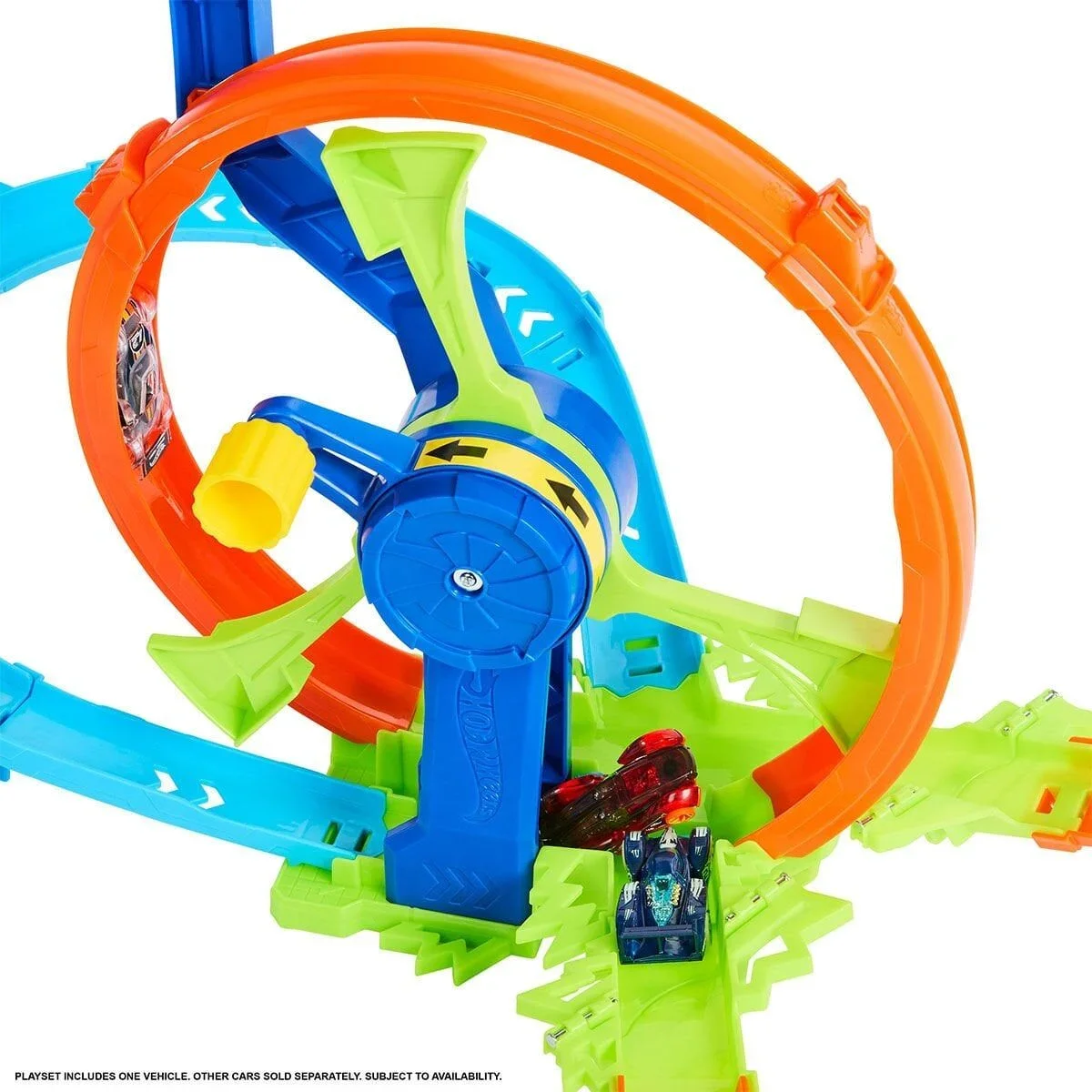 JBX65 Hot Wheels Hızlı Fırlatma ve Döngü Parkuru Oyun Seti görsel 3