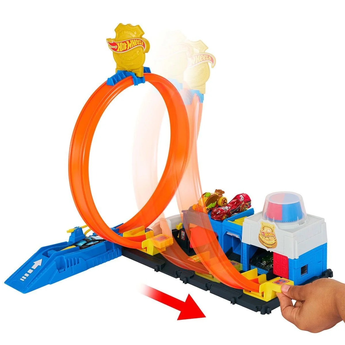JBM71 Hot Wheels Polis İstasyonu Oyun Seti görsel 6