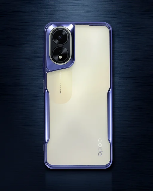 Oppo A38 Kılıf Boyi Silikon Kapak - Lacivert