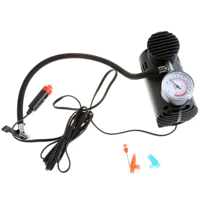 Oto Araç Mini Kompresör Hava Kompresörü 12 V 250 Psı Araba Hava Pompası Lastik Şişirici Taşınabilir görsel 5