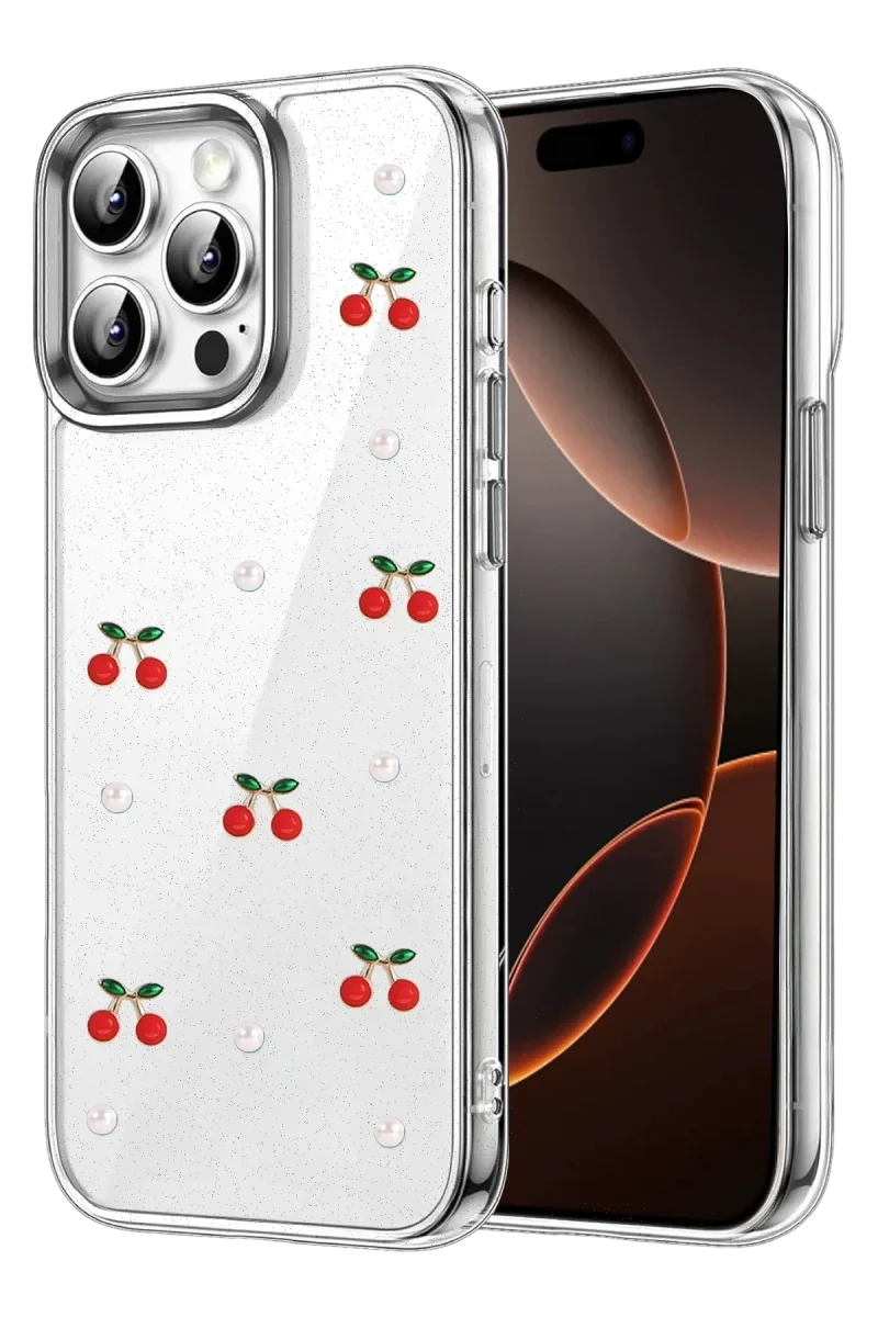 Apple iPhone 14 Pro Max Fiyonk Desenli Kapak - Desen 9