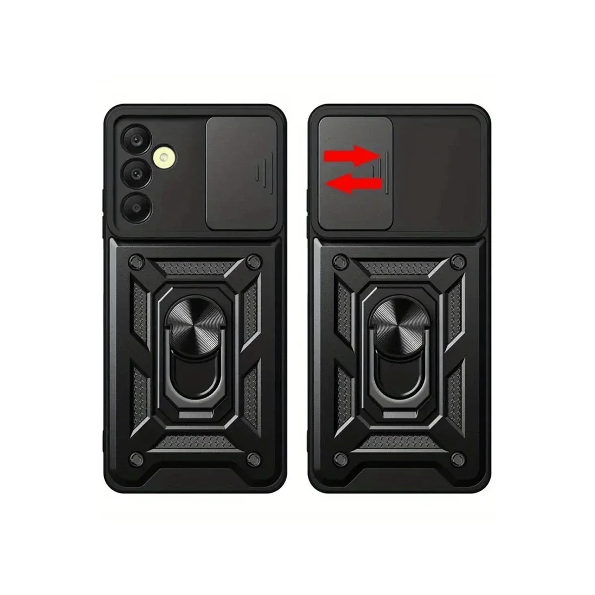 Samsung Galaxy S24 FE Pars Lens Yüzüklü Silikon - Yeşil görsel 2