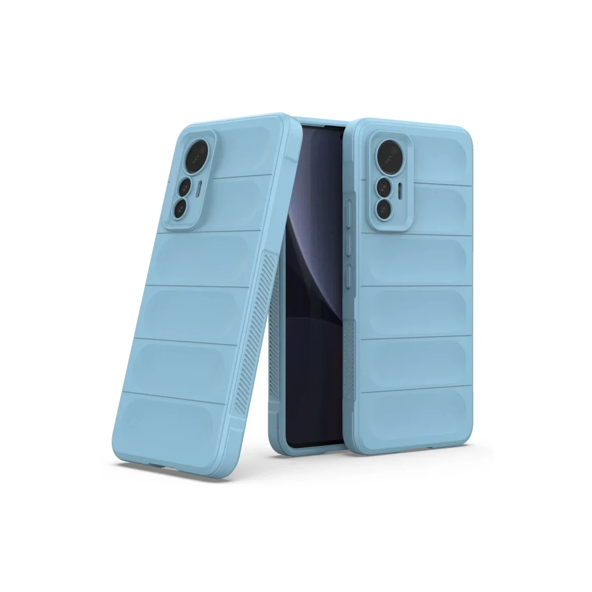 Xiaomi Mi 12 Lite Kılıf Optimum Silikon - Sky Blue görsel 2