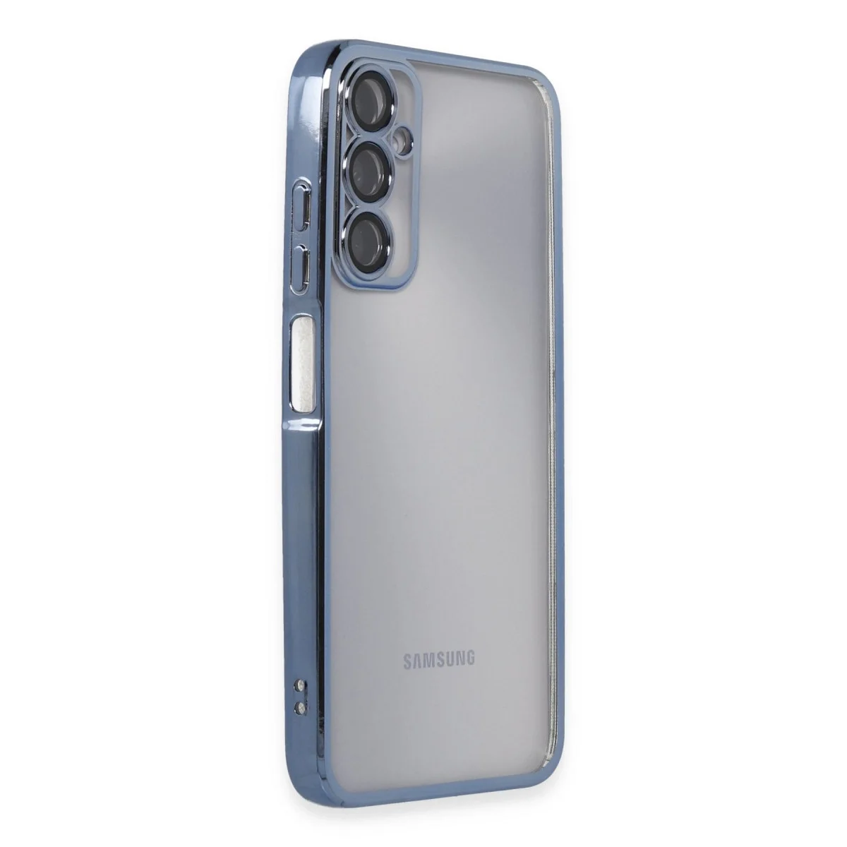 Samsung Galaxy A05s Kılıf Razer Lensli Silikon - Açık Mavi görsel 2