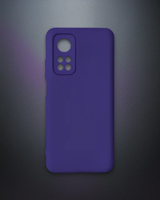 Xiaomi Mi 10t Kılıf Nano İçi Kadife Silikon - Mor