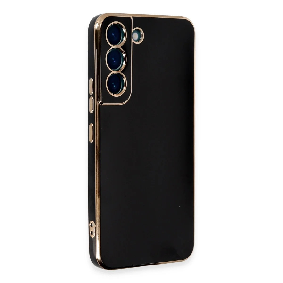 Samsung Galaxy S21 Kılıf Volet Silikon - Siyah görsel 3