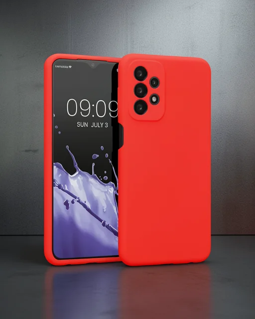 Samsung Galaxy A23 4g Kılıf First Silikon - Kırmızı