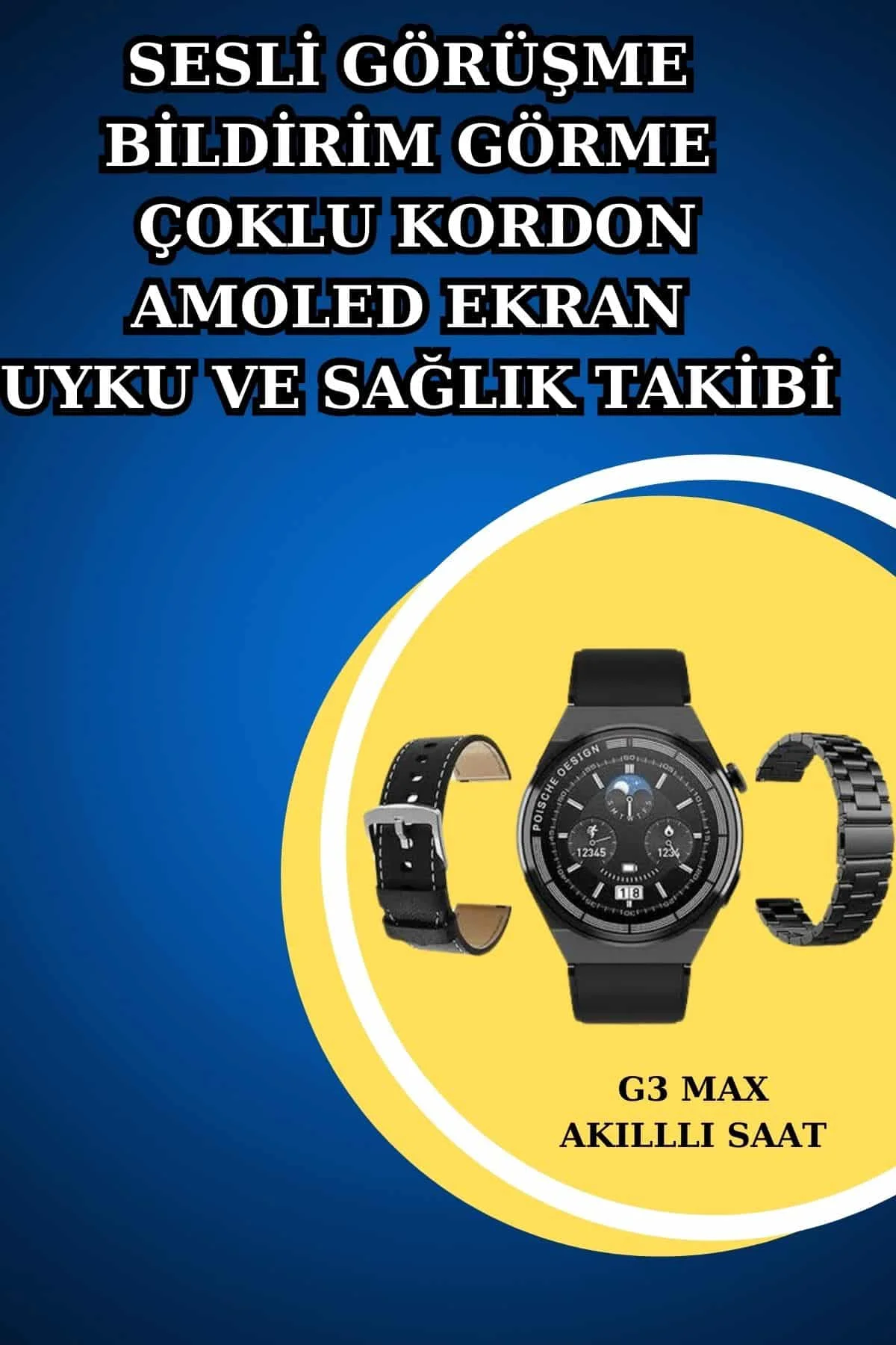 Aksesuar Hediyeli Akıllı Saat ve Dijital Göstergeli Powerbankli Bluetooth Kulaklık görsel 2