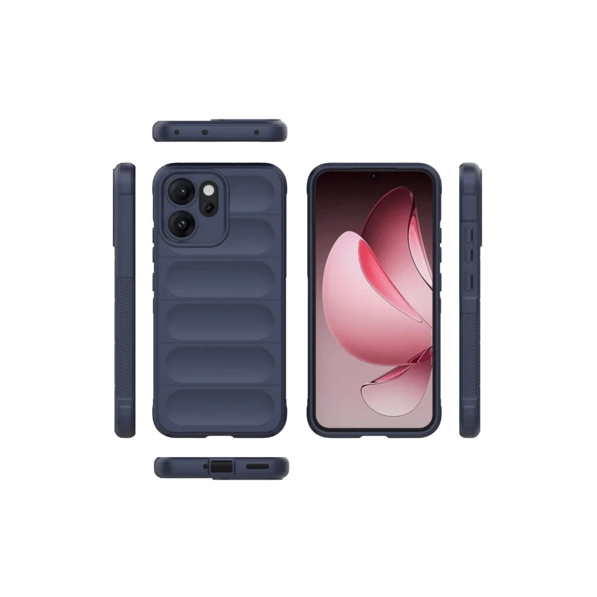 Oppo Reno 14F Optimum Silikon - Lacivert görsel 2