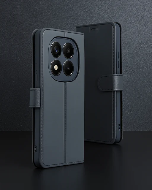 Xiaomi Redmi Note 14 4g Kılıf Trend S Plus Kapaklı Kılıf - Siyah