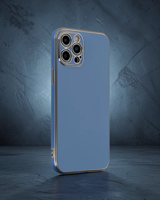 Apple İphone 12 Pro Kılıf Volet Silikon - Mavi