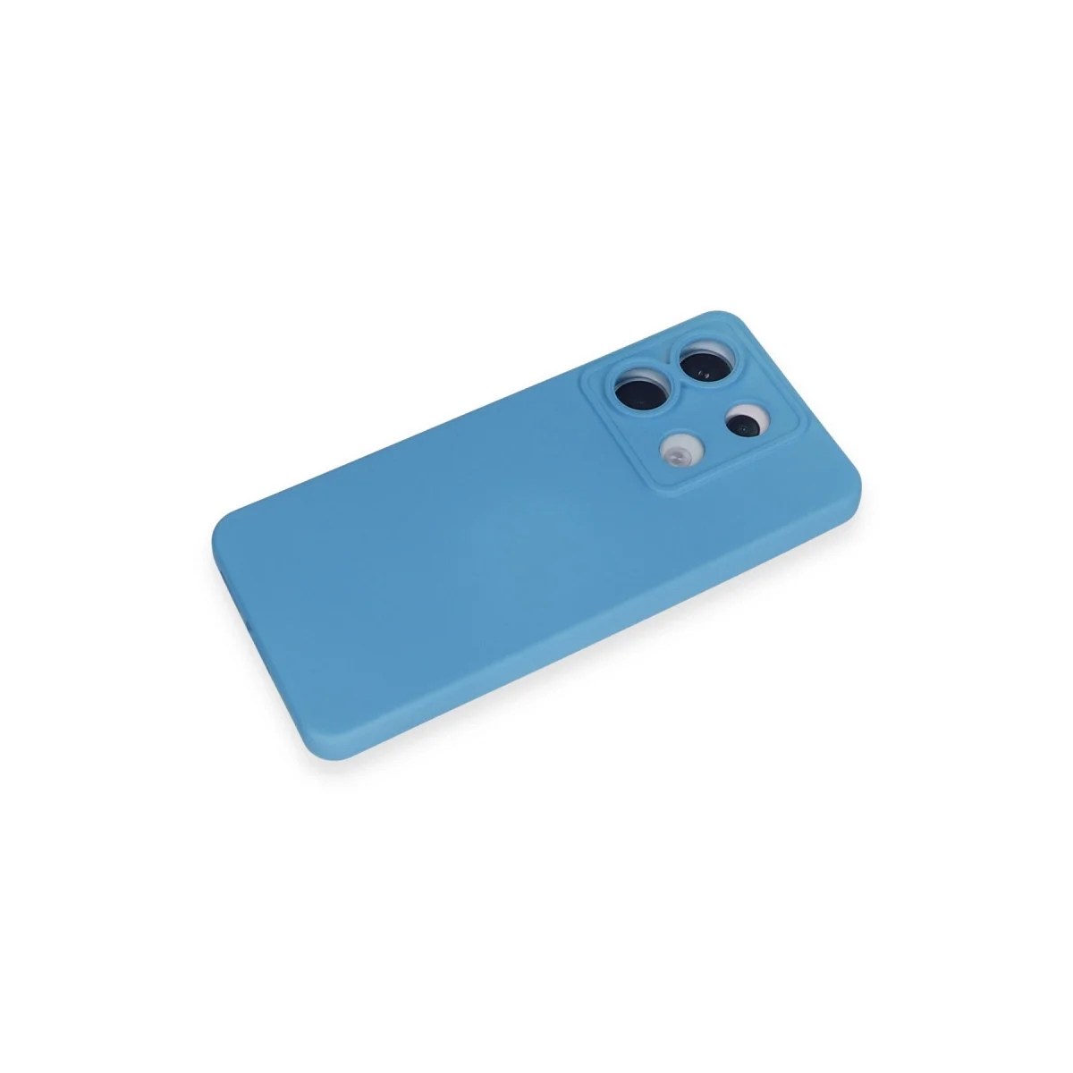 Xiaomi Redmi Note 13 Pro 5g Kılıf Nano İçi Kadife Silikon - Mavi görsel 4