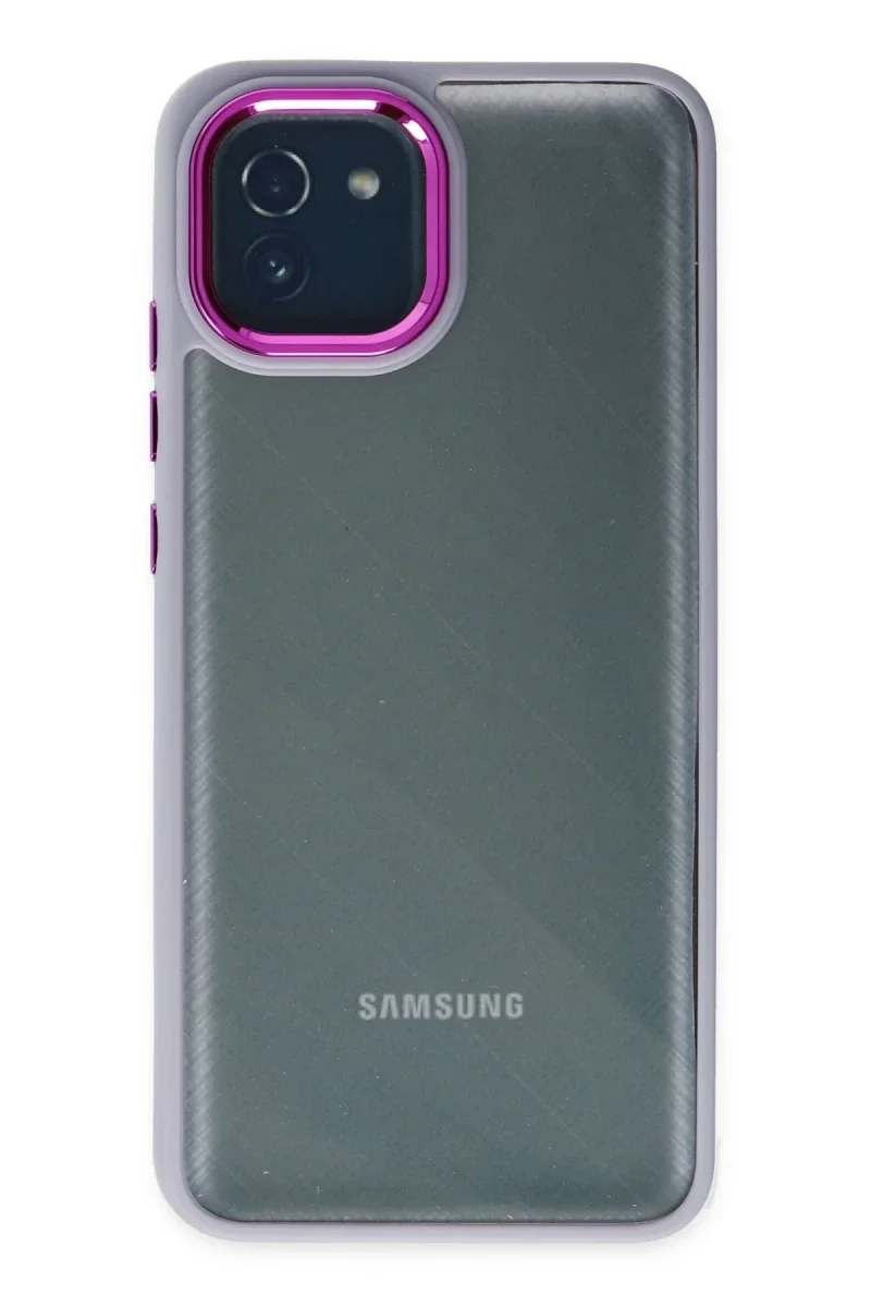 Samsung Galaxy A03 Kılıf Dora Kapak - Lila görsel 3