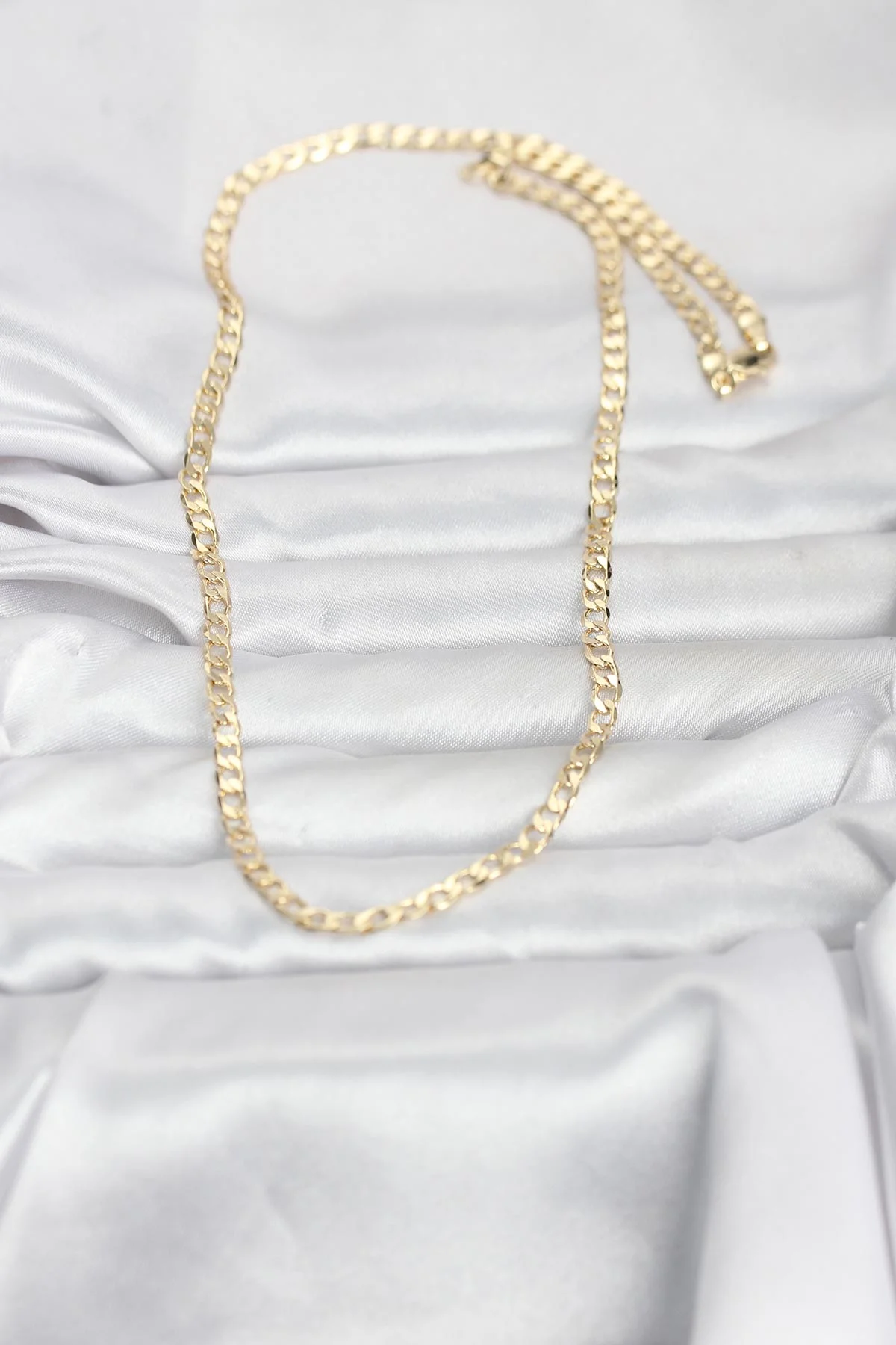 CM 14K Gold Renk Zincir Model 60 cm Kadın Kolye görsel 2