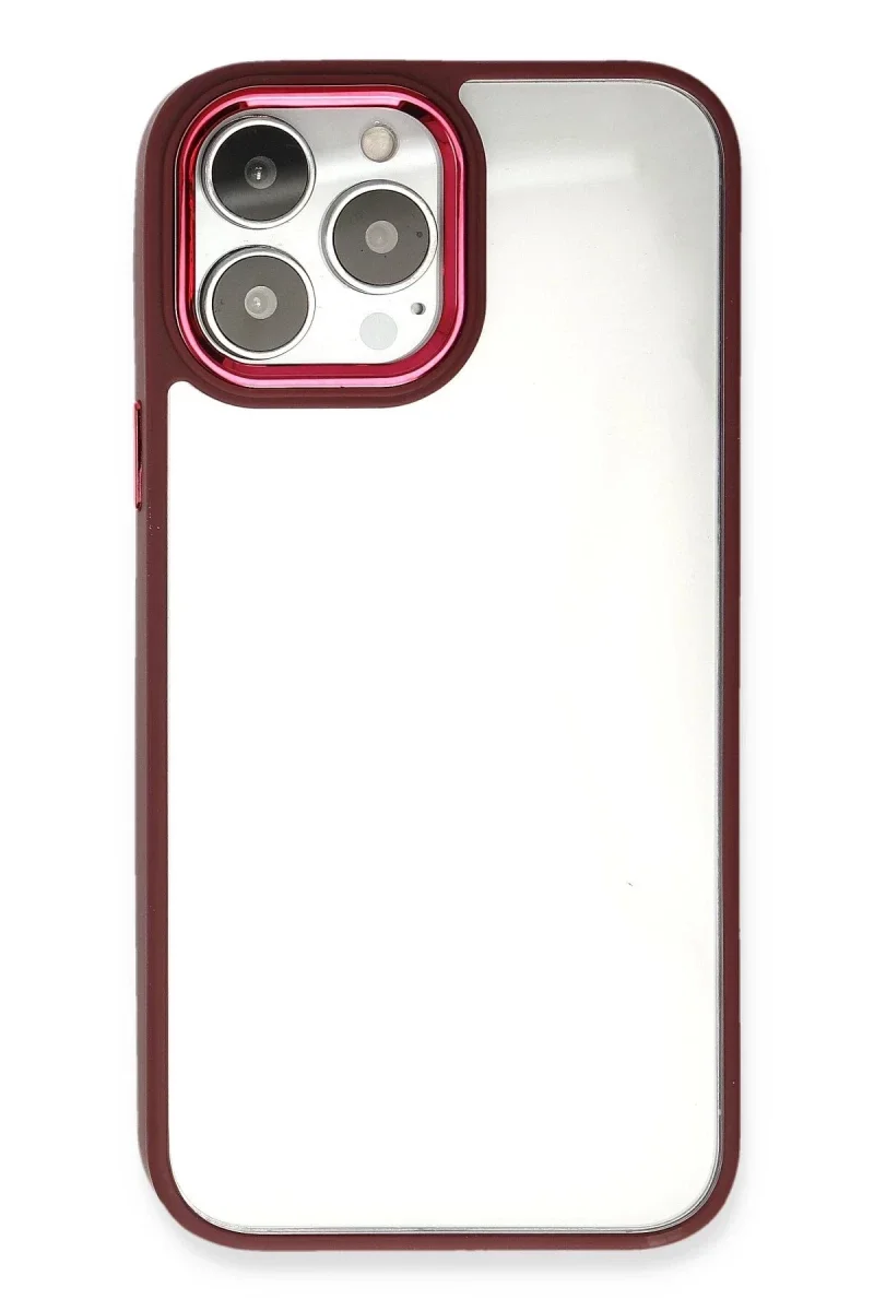 Apple iPhone 13 Pro Max Kılıf Dora Kapak - Kırmızı görsel 2