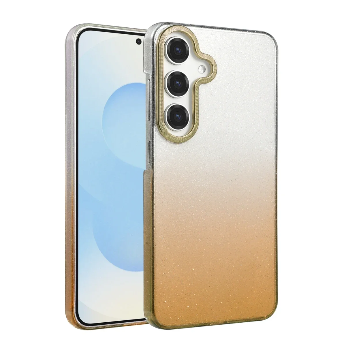 Samsung Galaxy A15 4G Glossy Kapak - Çöl Titanyum